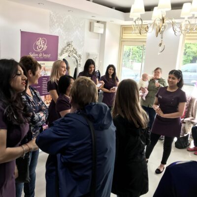 Salon de beaut launch of new treatments